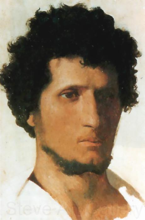 Jean Leon Gerome Head of a Peasant of the Roman Campagna